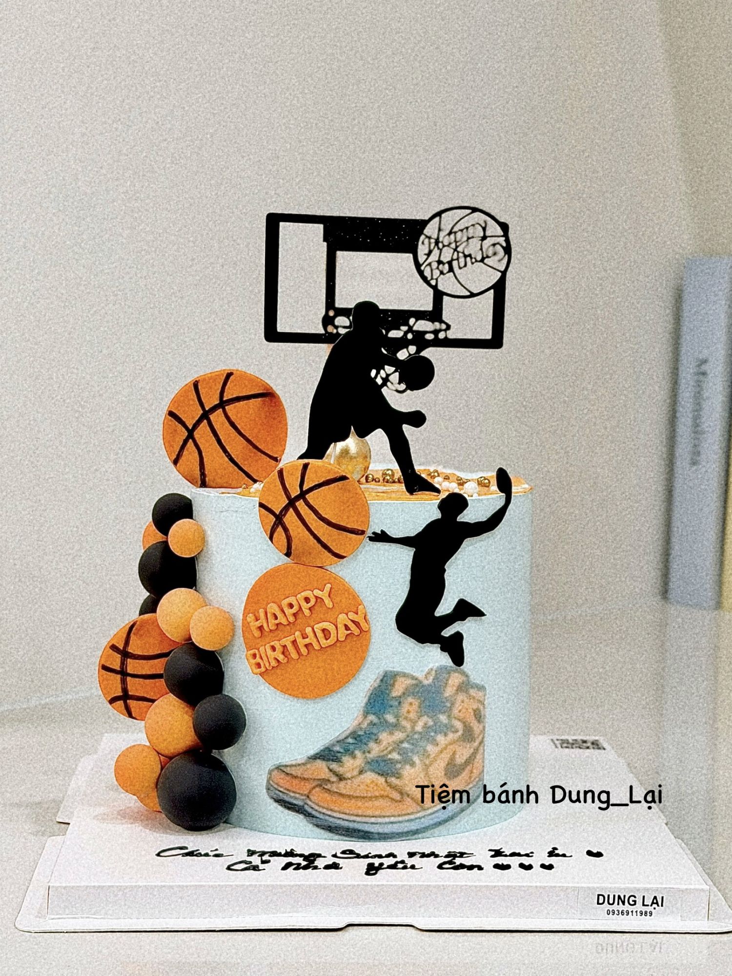 Bánh bóng rổ sz 16 cao