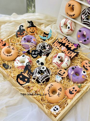 Donut halloween - Bánh Halloween