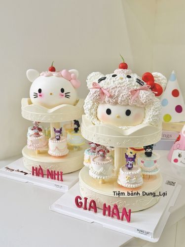 Bánh vòng quay hello kitty