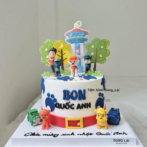 Bánh paw patrol sz 16 - Bé trai