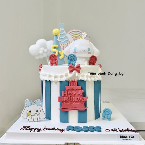 Bánh sinh nhật cinnamoroll  sz 16 1/2 - Bé gái