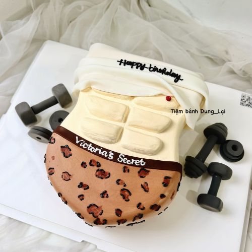 Bánh tạo hình gymer theo yêu cầu - Tạo hình