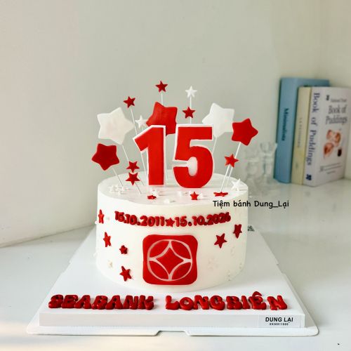 Bánh tone trắng đỏ sz 20