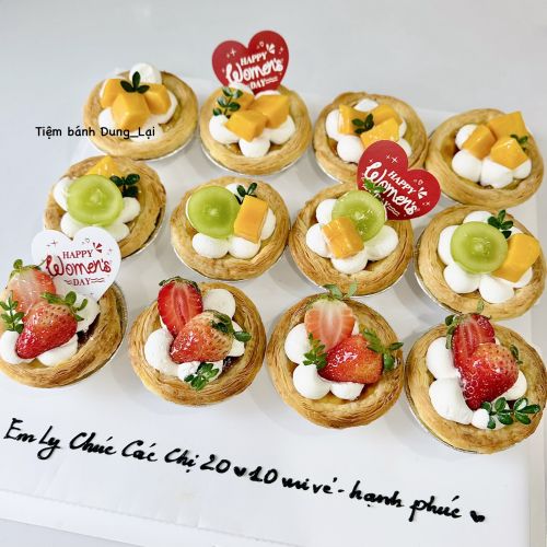Set bánh tart 12c