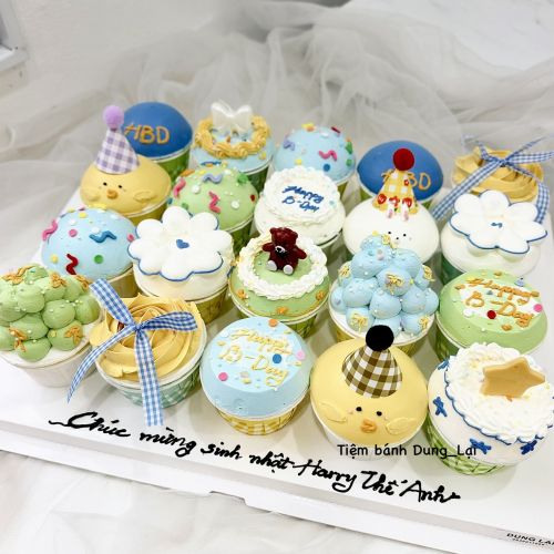 Set cupcake tạo hình 20c  - Tạo hình